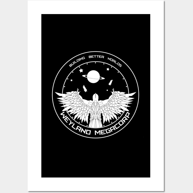 Prometheus patch mission monochrom Wall Art by udezigns